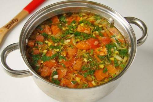 Охотничий суп.  Ингредиенты: 02