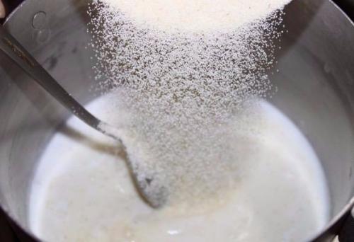 Манники жареные.  Ингредиенты: 03