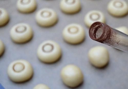 Печенье Грибочки.  Оригинальный рецепт приготовления ароматного печенья с добавлением крахмала. 05