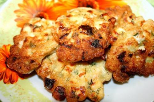 Куриные котлетки с сыром.  