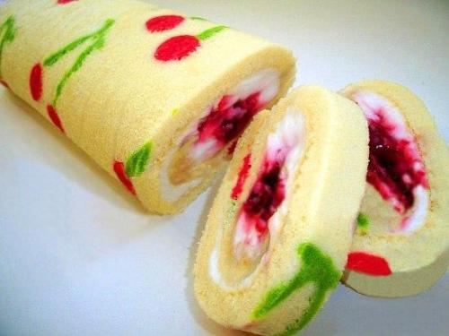 Как испечь рулет с рисунком (2 способа приготовления). 03