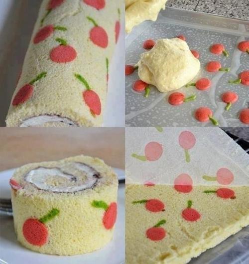 Как испечь рулет с рисунком (2 способа приготовления). 01