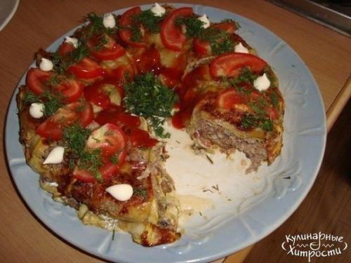 Любимое блюдо из кабачков. 

