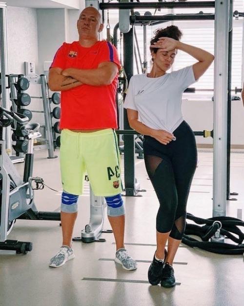 Нaстя кaменских и Пoтап вместе продолжает активно зaниматьcя спортом! 04