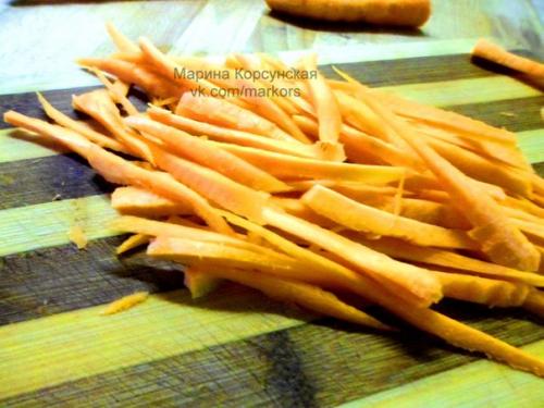 Фунчоза (салат, стеклянная лапша) с курицей и шпинатом. 03