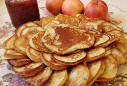 Оладьи на снежке.