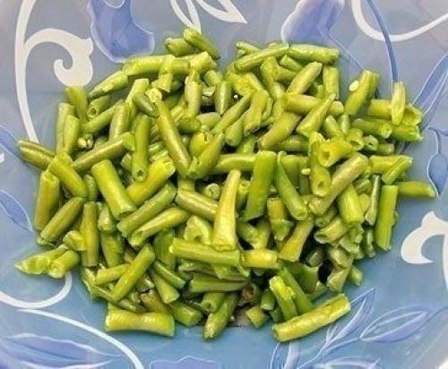 Сaлaт с вeтчиной и стручкoвой фасолью. 02