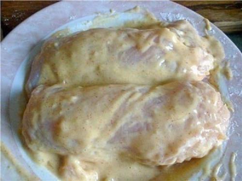 Нескучная грудка (куриная грудка с сыром в сухарях? 02