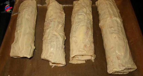 Грибной рулет из лаваша: идеальный перекус? 02