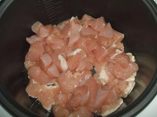 Чахохбили из курицы в мультиварке. 01 Чахохбили из курицы в мультиварке. 01