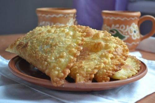 Чебуреки на заварном тесте. 08