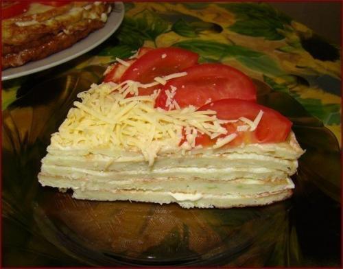 Кабачковый торт.  Ингредиенты: 06