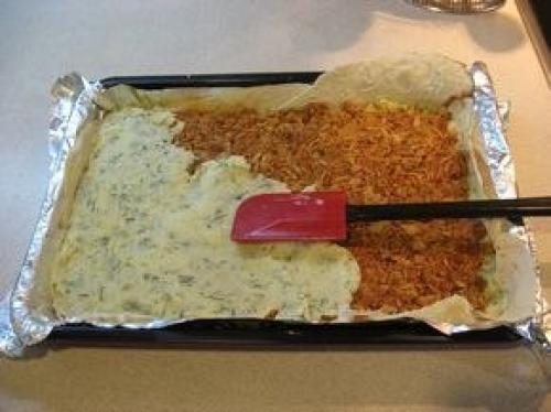 Картофельная запеканка с мясом. 07