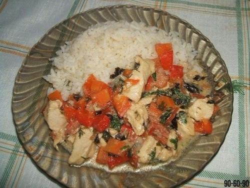 Чахохбили из курицы в мультиварке. Чахохбили из курицы в мультиварке.