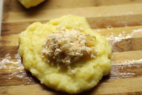 Картофельные котлеты с курицей. 02 Картофельные котлеты с курицей. 02