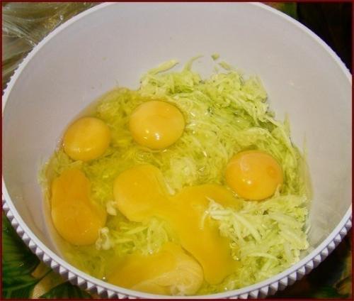 Кабачковый торт.  Ингредиенты: 01