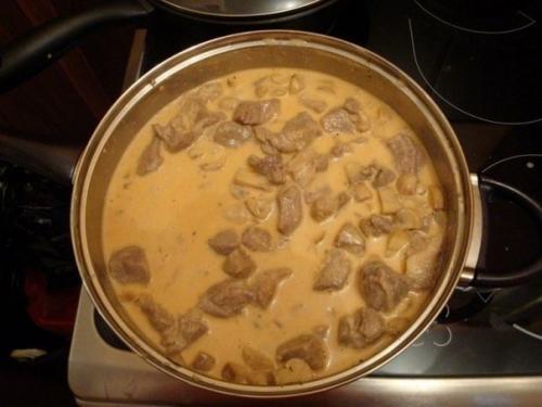 Мясо в сырном соусе. 07 Мясо в сырном соусе. 07