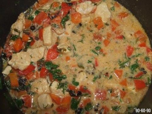 Чахохбили из курицы в мультиварке. 05 Чахохбили из курицы в мультиварке. 05