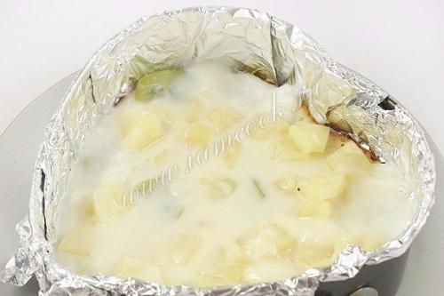 Торт бисквитный с фруктами, желе и йогуртом. 06 Торт бисквитный с фруктами, желе и йогуртом. 06