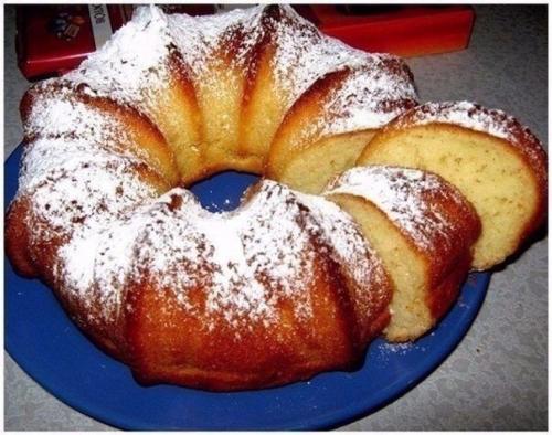 Кекс на кефире. 01