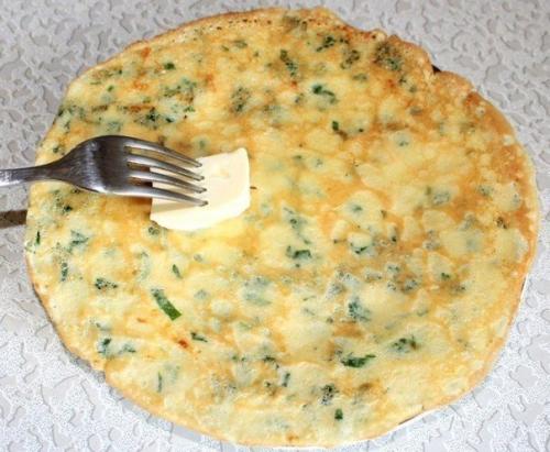 Сырные блинчики с петрушкой. 04