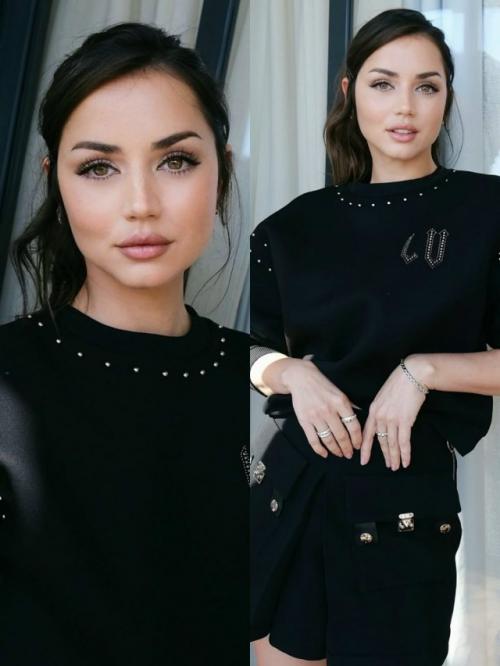 Спортивная ана де Армас держит себя в изумительной форме в спортзале, тренируясь и готовясь к съёмочному процессу нового фильма. 02