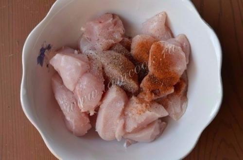 Куриные грудки в сливочном соусе. 02