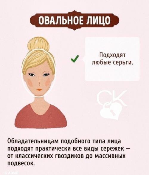 Как подобрать сережки с соответствием с типом лица. 05