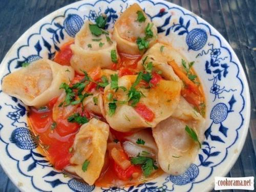 Чучварики.  Ингредиенты:  Тесто: