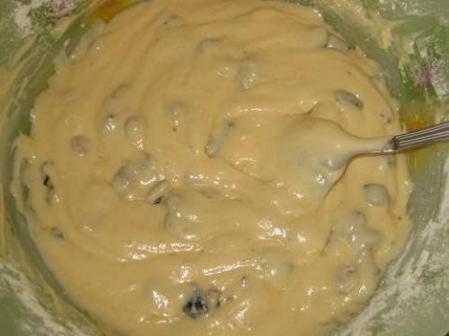 Йогуртовый кекс с черносливом. 03