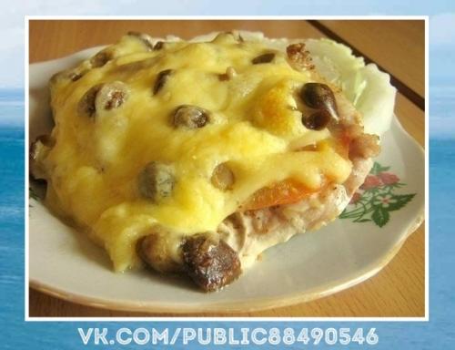 Восхитительный рецепт. Мясо по-купечески (с грибами. Восхитительный рецепт. Мясо по-купечески (с грибами.