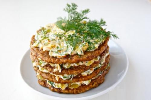 Печеночный тортик на закуску. 04