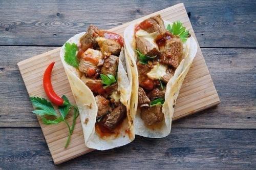 Конвертик с мясом.