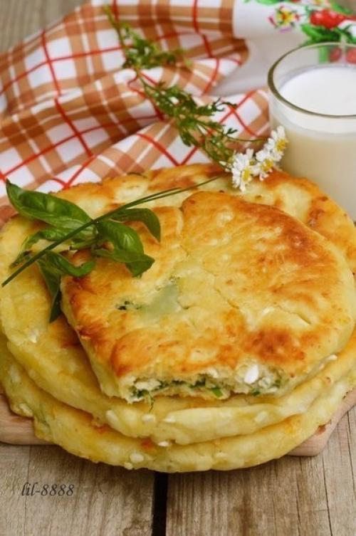 Сырные лепешки с разными начинками. 05 Сырные лепешки с разными начинками. 05
