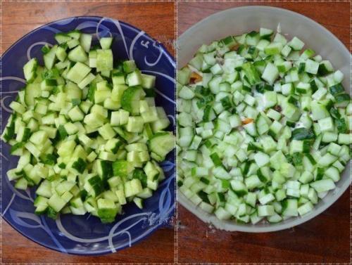 Салат с копченой курицей. 03 Салат с копченой курицей. 03
