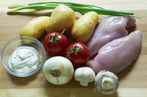 Куриная грудка под шубой. 01