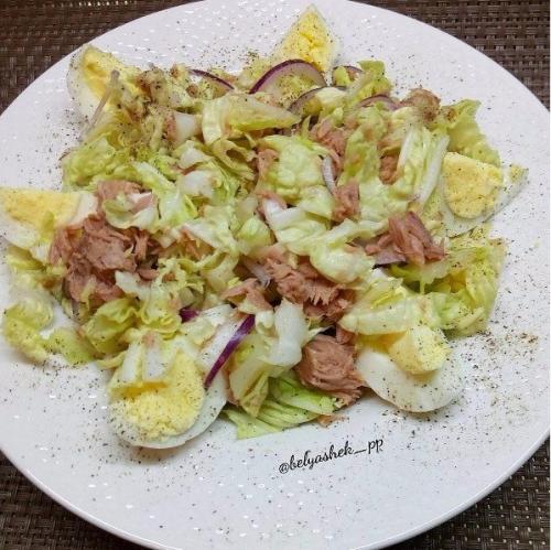 Салат с тунцом: просто, быстро, белково и полезно!
