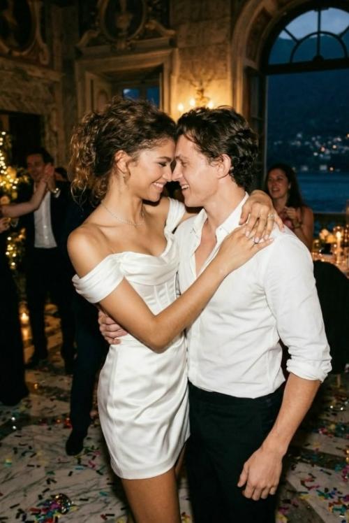 Том холланд и зендея официально стали мужем и женой. 02