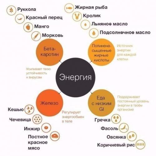 Какие продукты нужны и для чего! 02