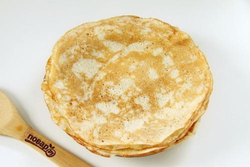 Блины дрожжевые.  Ингредиенты: 03