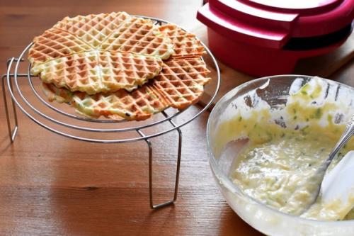 Вафли из кабачков. 04 Вафли из кабачков. 04