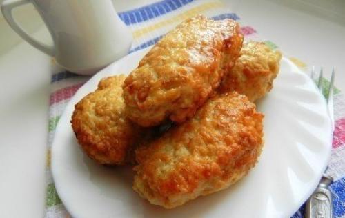 Суперпышные котлеты из куриного фарша с овсяными хлопьями. 05
