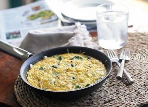 Омлет с брокколи на завтрак. 03 Омлет с брокколи на завтрак. 03