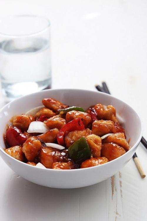 Курица в кисло-сладком соусе. 01 Курица в кисло-сладком соусе. 01