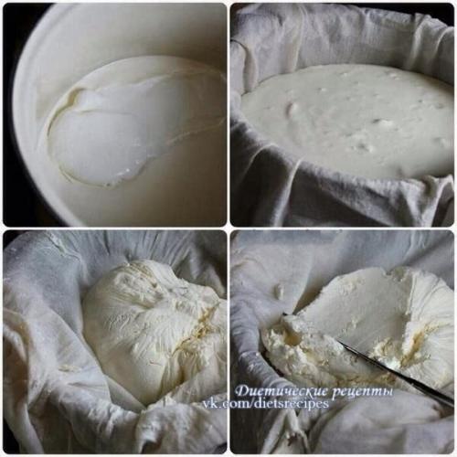 Домашний диетический сыр 