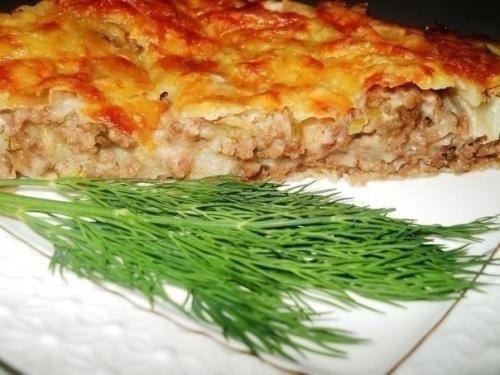 Ленивая лазанья.  Ингредиенты: