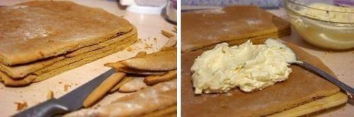 Медовое пирожное с начинкой? 03