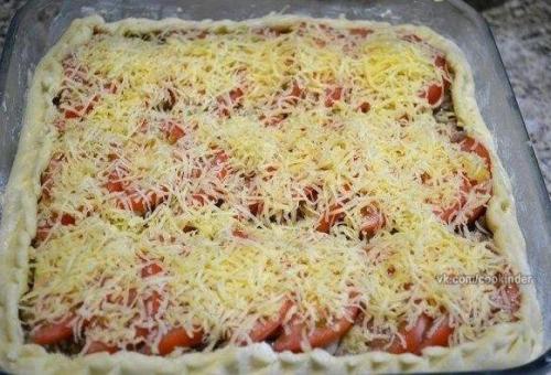 Открытый мясной пирог. 04