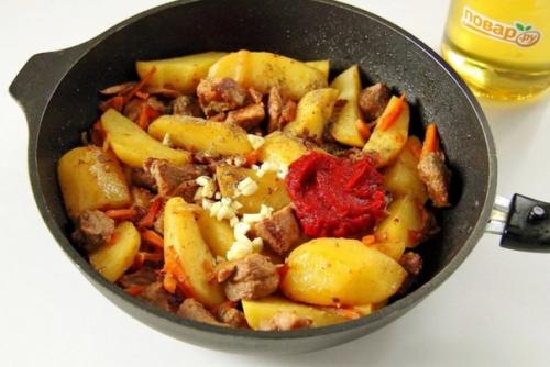 Жаркое с макаронами. 01 Жаркое с макаронами. 01