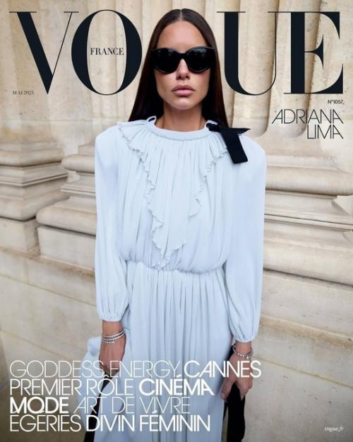 Ирина шейк и Адриана Лима снялись для нового выпуска Vogue France.  